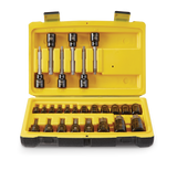Professional Grade Black Chrome Torx Bit Socket Set, 26-pc, SAE/Metric O6A4 - product image 3