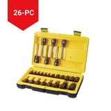 Professional Grade Black Chrome Torx Bit Socket Set, 26-pc, SAE/Metric O6A4 - product image 5