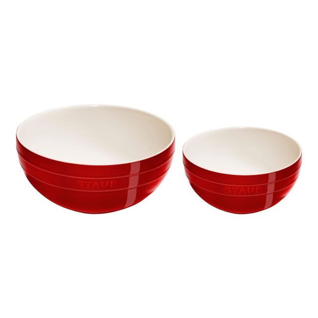 2piece Mixing Bowl Set Cherry A0L7