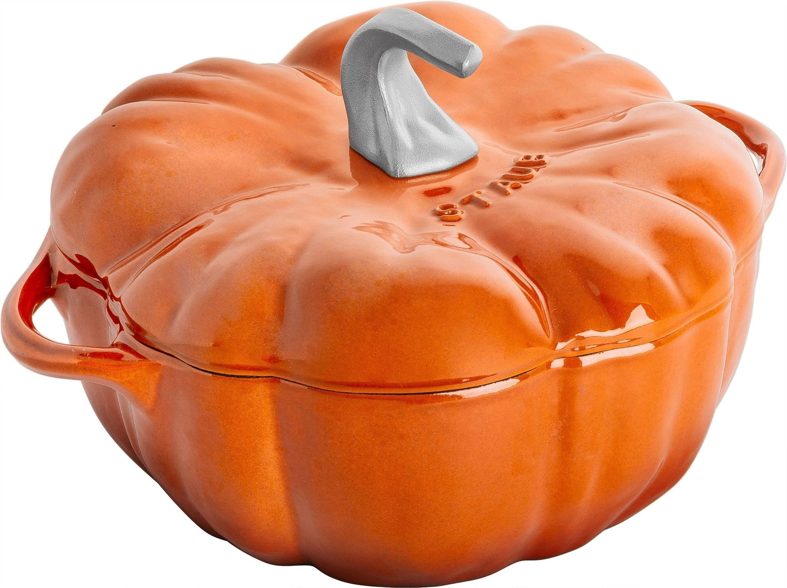 3.5-qt Cinnamon-Coloured Cast Iron Pumpkin Cocotte S4T9 - product image 1
