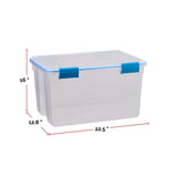 Clear Storage Box with Gasketed Lid, 51-L B8S3 - product image 4