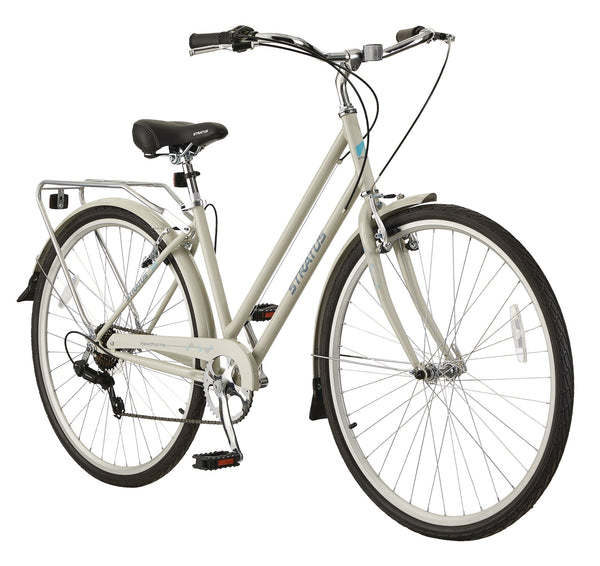 Hawthorne Adult Bike, 700C, 7-Speed, Alloy V-brakes, Grey F4Y2