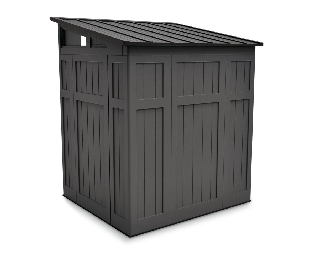 Modernist Outdoor Storage Shed, Grey, 6-ft x 5-ft Q8O1 - product image 3