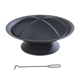 Genesee Round Fire Pit, Black P0L8 - product image 1
