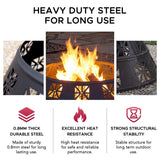 Shelton Fire Ring, Black C3S6 - product image 6