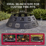 Shelton Fire Ring, Black C3S6 - product image 8