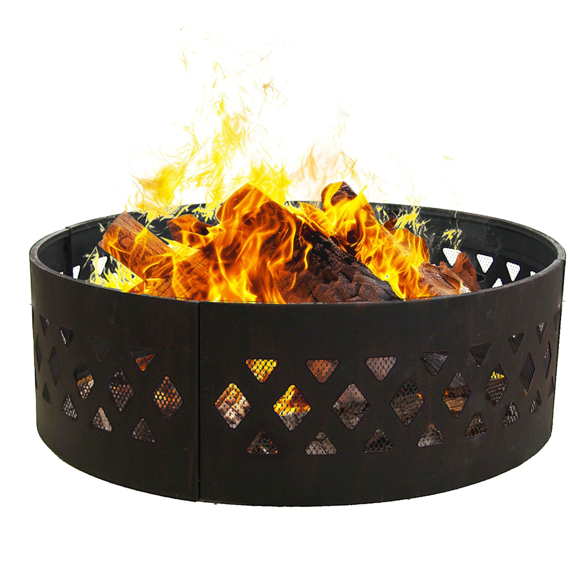 Decor Cut Out Wood-Burning Fire Ring, 36-in W1J6 - product image 3