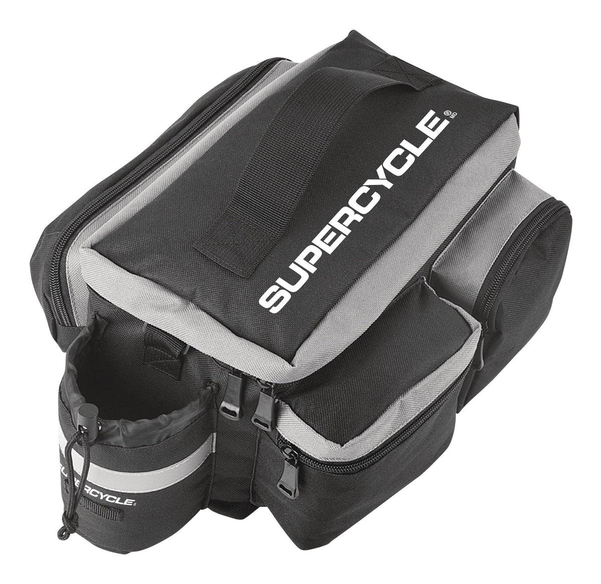 Rack Top Bike Bag withAluminum Foil & Reflective Strip, 8L, Black S7Z2 - product image 1