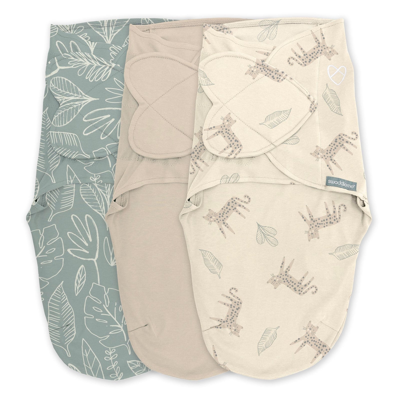 Original Swaddle Adjustable Baby Wrap with Quick Change, Born Free, Size S/M, Ages 0-3m, 3-pk R8P9 - product image 1