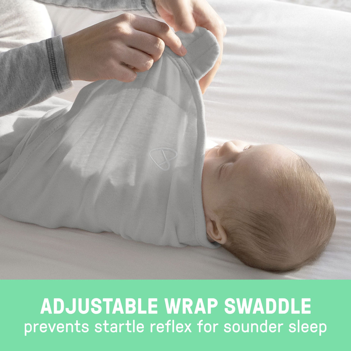 Original Swaddle Adjustable Baby Wrap with Quick Change, Born Free, Size S/M, Ages 0-3m, 3-pk R8P9 - product image 8