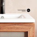 Ceramic Square Vanity Sink Top, 18-in R4H7 - product image 4