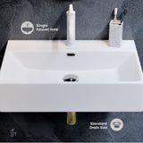 Claire Rectangle Wall-Mount Bathroom Sink, 24-in O7Q3 - product image 3