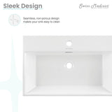 Claire Rectangle Wall-Mount Bathroom Sink, 24-in O7Q3 - product image 5