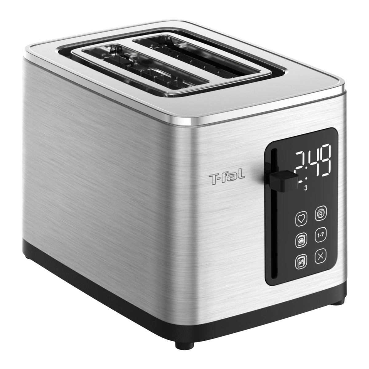 2-Slice Stainless Steel Digital Toaster, Extra wide slots, 7 Browning levels T5K7 - product image 3