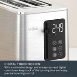 2-Slice Stainless Steel Digital Toaster, Extra wide slots, 7 Browning levels T5K7 - product image 8