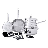 Cook and Strain Stainless Steel Cookware Set, 15-pc K4J8 - product image 1