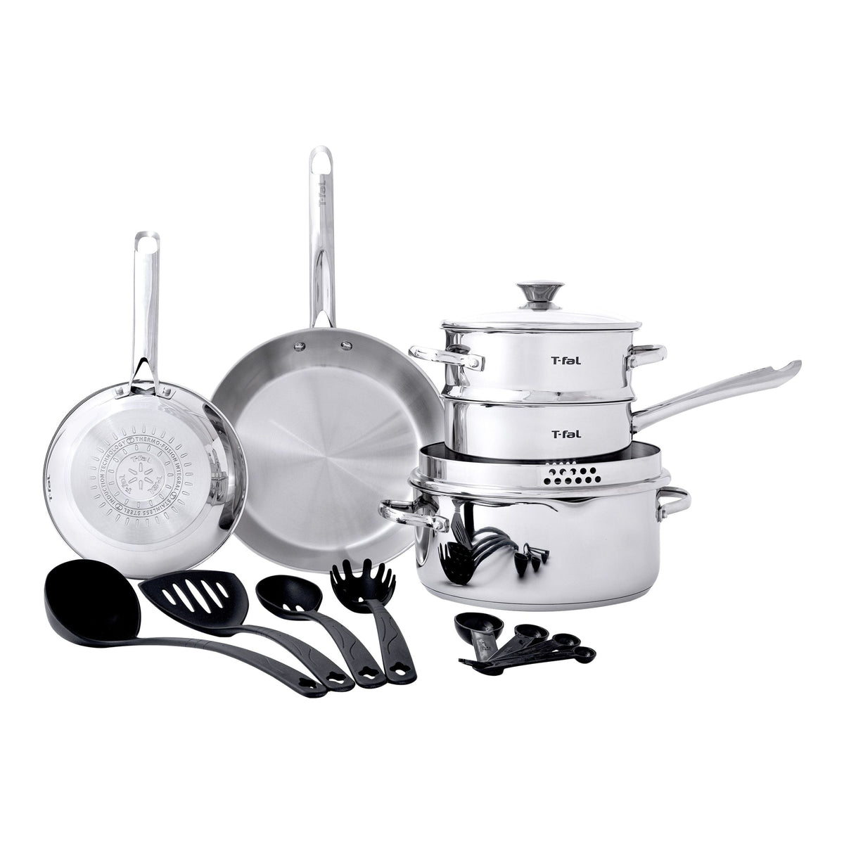 Cook and Strain Stainless Steel Cookware Set, 15-pc K4J8 - product image 1