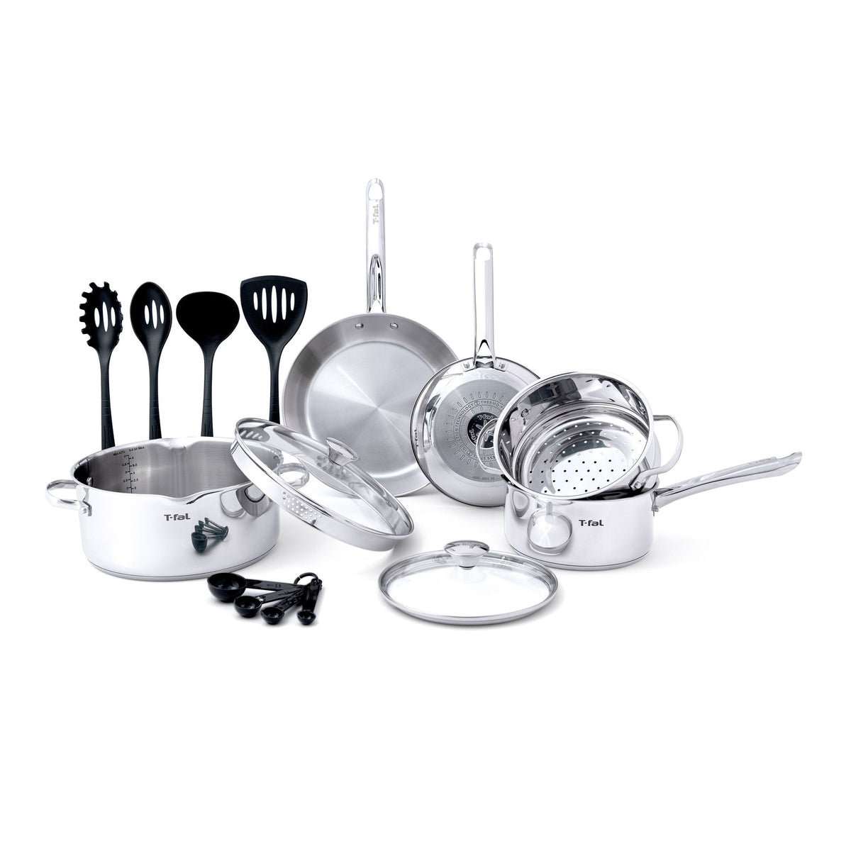 Cook and Strain Stainless Steel Cookware Set, 15-pc K4J8 - product image 3