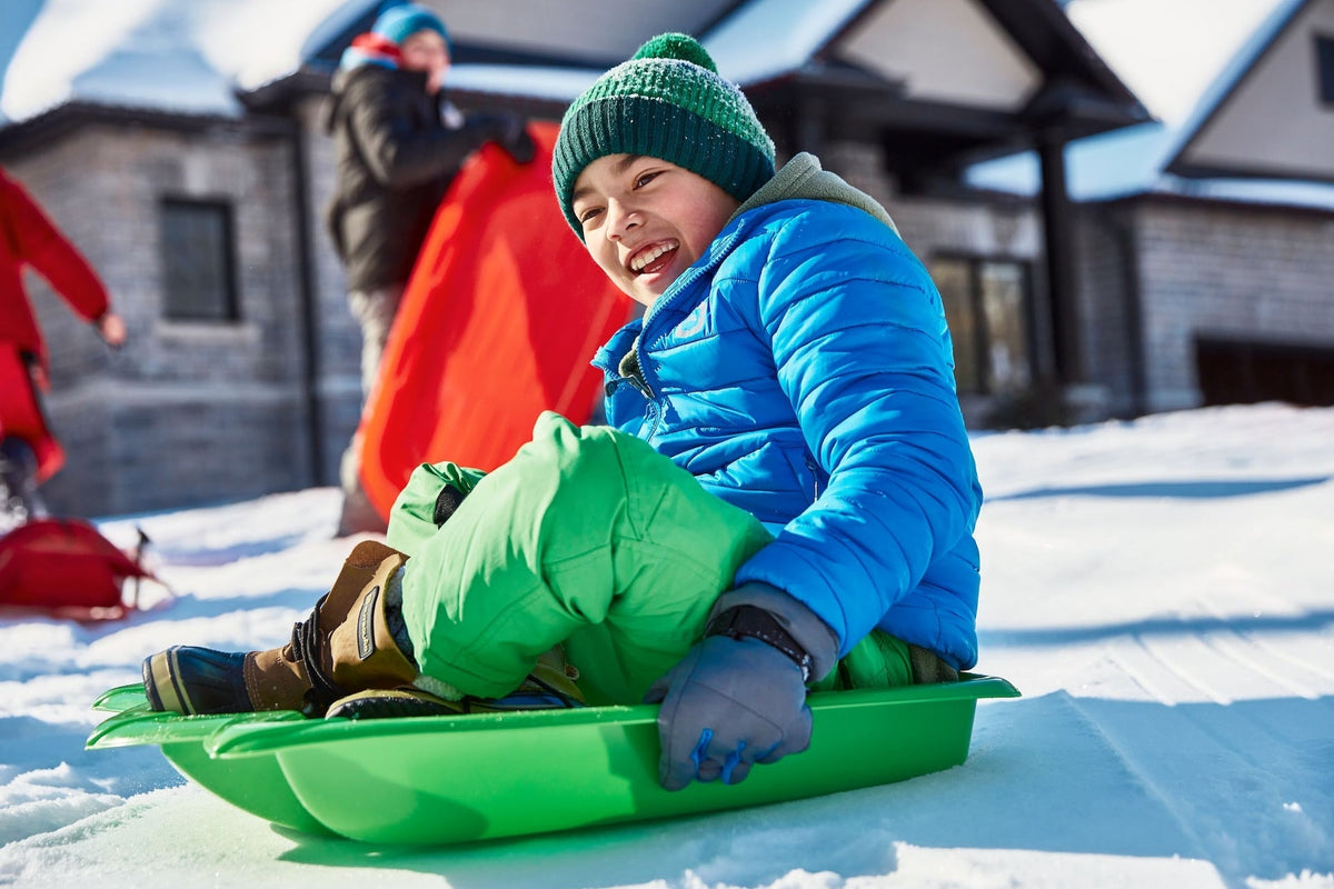 Dinosaur Paw Kids' 1-Person Plastic Winter Snow Sled/Toboggan with Tow Rope W3I1 - product image 8