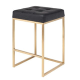 Me Home Black Stainless Steel Pipe Counter Stool X3T6 - product image 1
