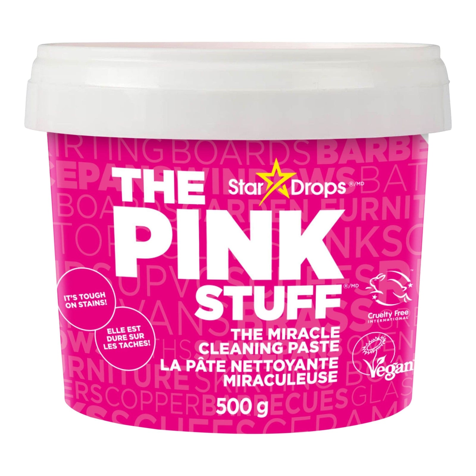 The Pink Stuff Multi-Purpose Miracle Cleaning Paste, 500-g X3U5 - product image 1