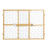 Quick Fit Oval Mesh Wooden Baby Safety Gate V0U7 - product image 1