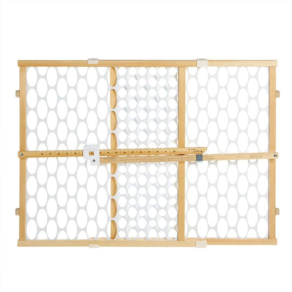 Quick Fit Oval Mesh Wooden Baby Safety Gate L2R2