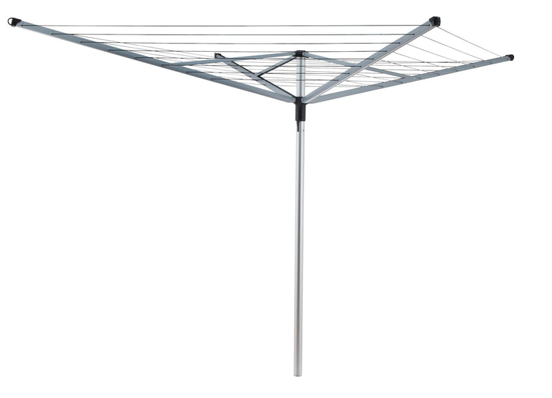 Outdoor Umbrella Rotary Clothesline Dryer with Ground Spike, 1.75-in D x 74.8-in H X9B0