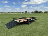77-in x 12-ft Utility Trailer With Gate, Black Z5N9 - product image 5