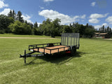 77-in x 12-ft Utility Trailer With Gate, Black Z5N9 - product image 7