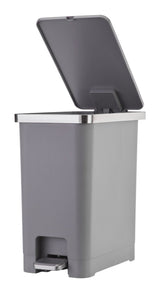 Type A Slim Grey Resin Garbage Can, 15-L H8J0 - product image 8