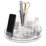 Cascada Acrylic Spinning Turntable Cosmetic Vanity Organizer, Clear N9H9 - product image 1