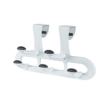 Plastic 5-Hook Over the Door Hook, White, 13-in K6V6 - product image 1