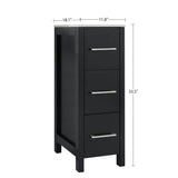 Vanity Art Brescia Vanity Side Cabinet, 12-in K2D1 - product image 1
