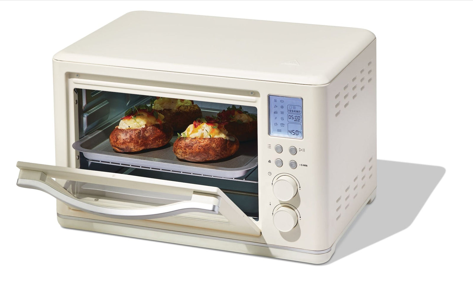 Digital Multi-Functional Air Fryer Toaster Oven with 11 Pre-Set Functions, Shortbread, 6-Slices Y8T4 - product image 3