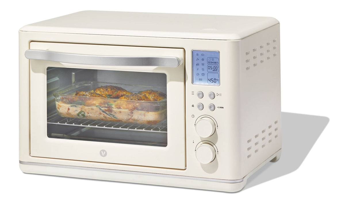 Digital Multi-Functional Air Fryer Toaster Oven with 11 Pre-Set Functions, Shortbread, 6-Slices Y8T4 - product image 4