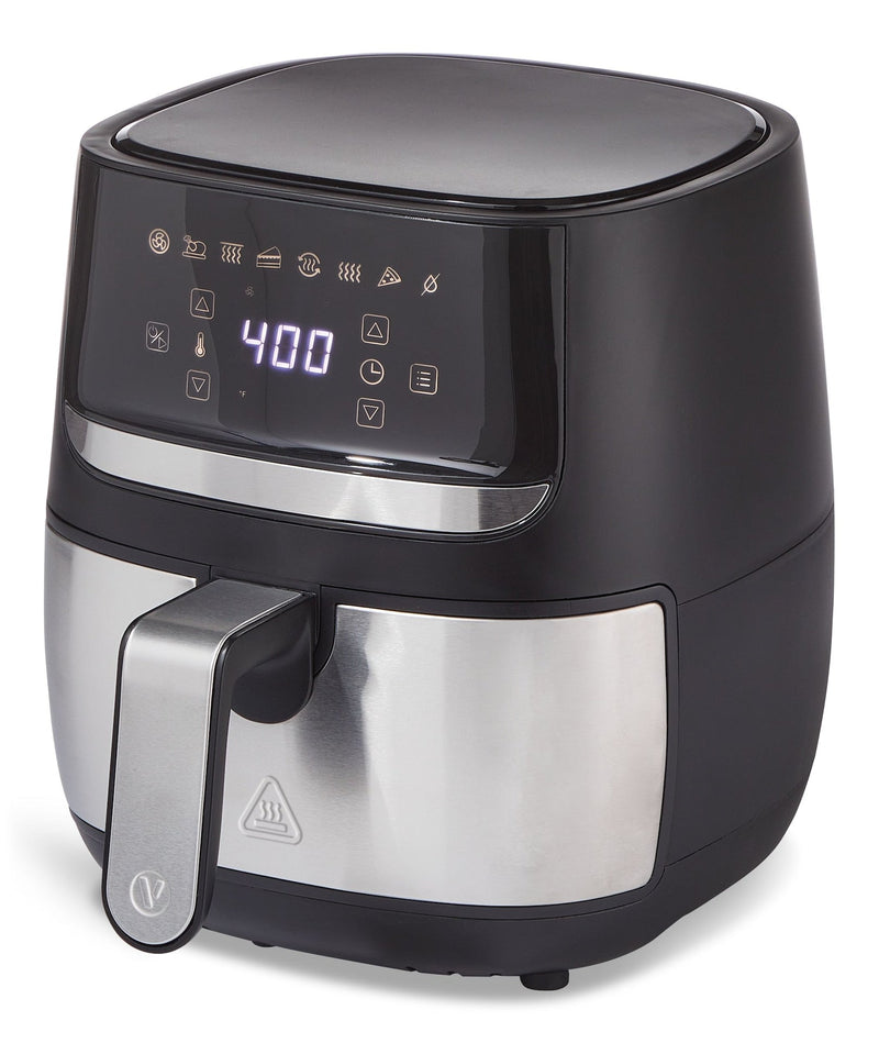 Stainless Steel Non-Stick Air Fryer, 4-qt L9R5