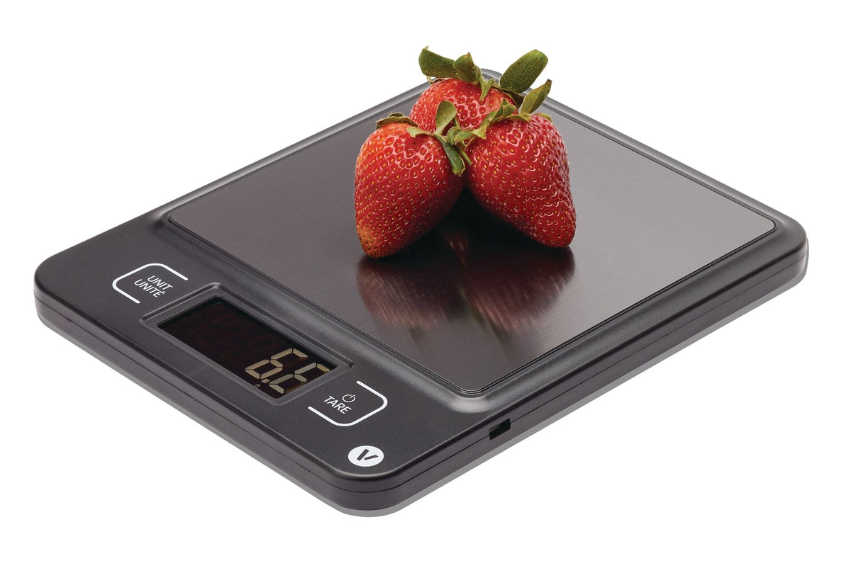 USB Rechargeable Kitchen Scale, 11-lb O7L6 - product image 1