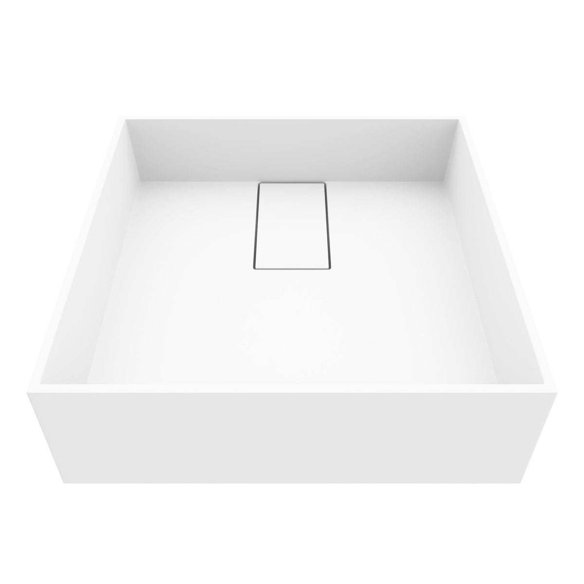 Bryant MatteStone 15x15-in Deep White Bathroom Sink/Basin with Square Vessel D7D3 - product image 1