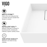Bryant MatteStone 15x15-in Deep White Bathroom Sink/Basin with Square Vessel D7D3 - product image 3