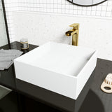 Bryant MatteStone 15x15-in Deep White Bathroom Sink/Basin with Square Vessel D7D3 - product image 5