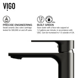 Davidson Single Handle Single Hole Bathroom Sink Faucet, WaterSense Certified, Matte Black C0G3 - product image 7