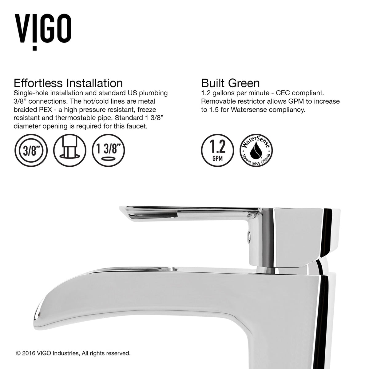 Glass Grey Onyx Bathroom Sink/Basin Set with Niko Faucet and Rectangular Vessel E5R9 - product image 5