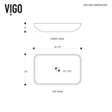 Glass Rectangular Vessel Bathroom Sink/Basin, Turquoise M3Q3 - product image 6