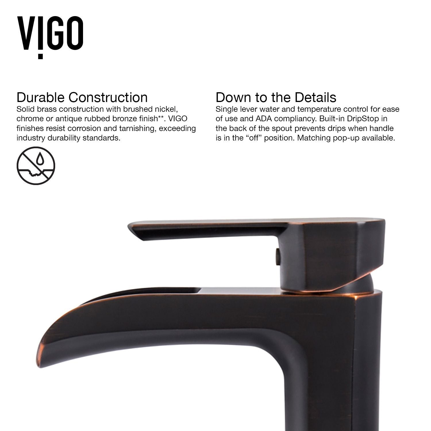 Glass Russet Brown Bathroom Sink/Basin Set with Niko Faucet and Round Vessel U1U4 - product image 6
