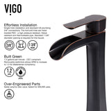 Glass Russet Brown Bathroom Sink/Basin Set with Niko Faucet and Round Vessel U1U4 - product image 7