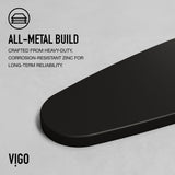 Kitchen Sink Faucet Hole Cover Deck Plate For 1 or 3 Hole, Matte Black, 10-in H5O8 - product image 6
