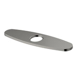 Kitchen Sink Faucet Hole Cover Deck Plate For 1 or 3 Hole, Stainless Steel, 10-in F2Z7 - product image 1