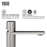 Lotus MatteStone White Bathroom Sink/Basin Set with Gotham Faucet and Round Composite Vessel J9O5 - product image 3