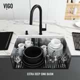 Mercer 33-in Stainless Steel Undermount Kitchen Sink A7X6 - product image 4